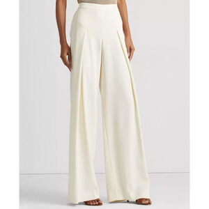 Lauren Ralph Lauren Cream Wide Leg Pants